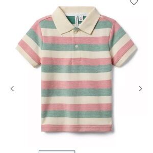 STRIPED PIQUE POLO